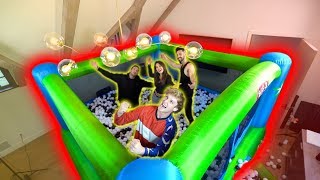 MASSIVE BALL PIT BOUNCE HOUSE IN MY BED ROOM!!