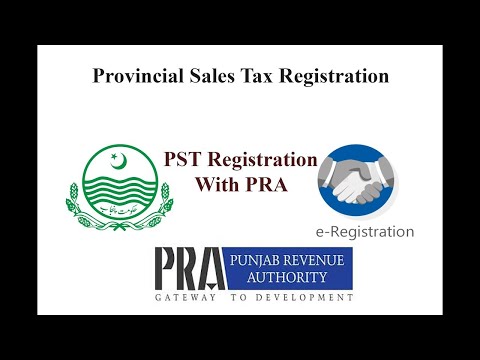 How to get online PST Registration with PRA