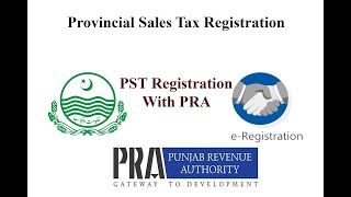 How to get online PST Registration with PRA