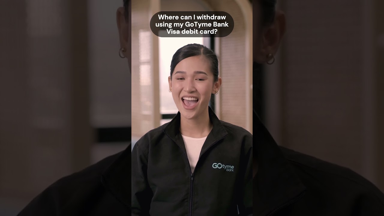 Where can I withdraw money using my GoTyme Bank card? 
