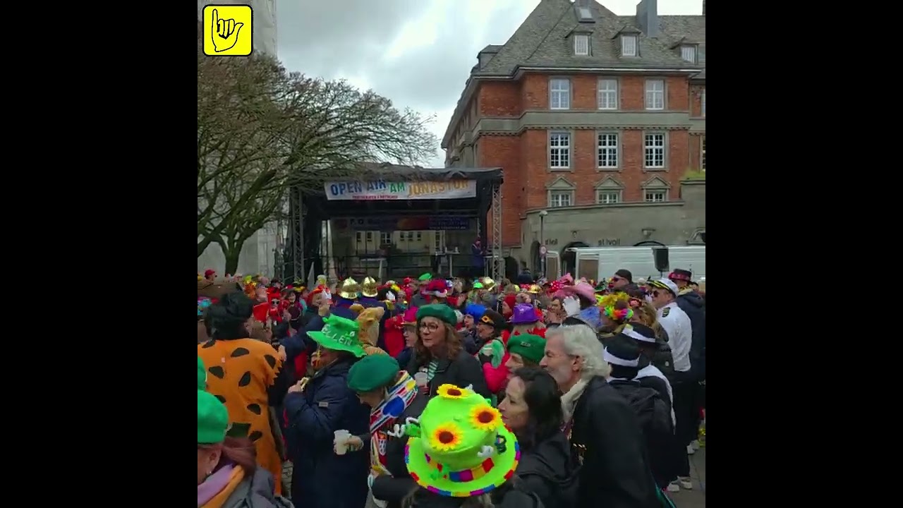 Fettdonnerstag mit den Spritzemännern am Jonastor