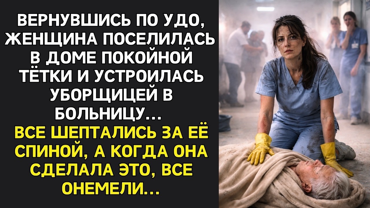 Вернувшись по УДО, Мария стала уборщицей в больнице. Все презирали её, пока не случилось это