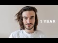 I Had 0 Haircuts For 1 Year |  Men's Hair Growth Journey