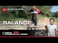 Hand signals and keeping balance  cycling academy