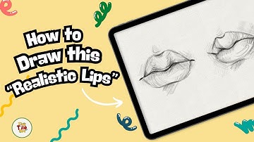 How to Draw Realistic Lips in Procreate | Step by Step Sketching Tutorial