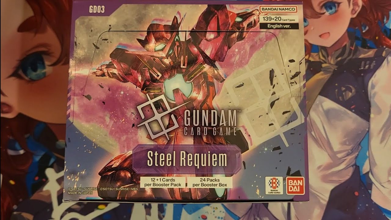 [Gundam] I Have Returned!!! Opening a Box of GD03 Steel Requiem!!!