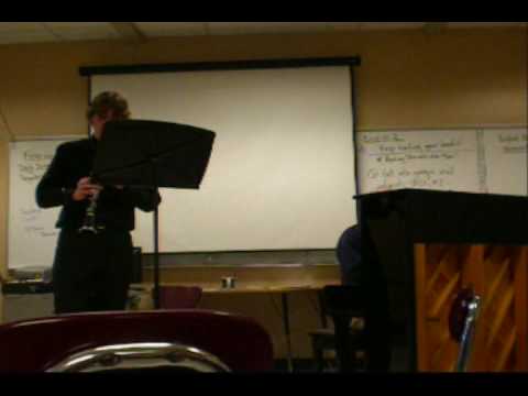 Copland Concerto for Clarinet - State Solo Contest...