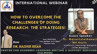 HOW TO OVERCOME THE CHALLENGES OF DOING RESEARCH: THE STRATEGIES!