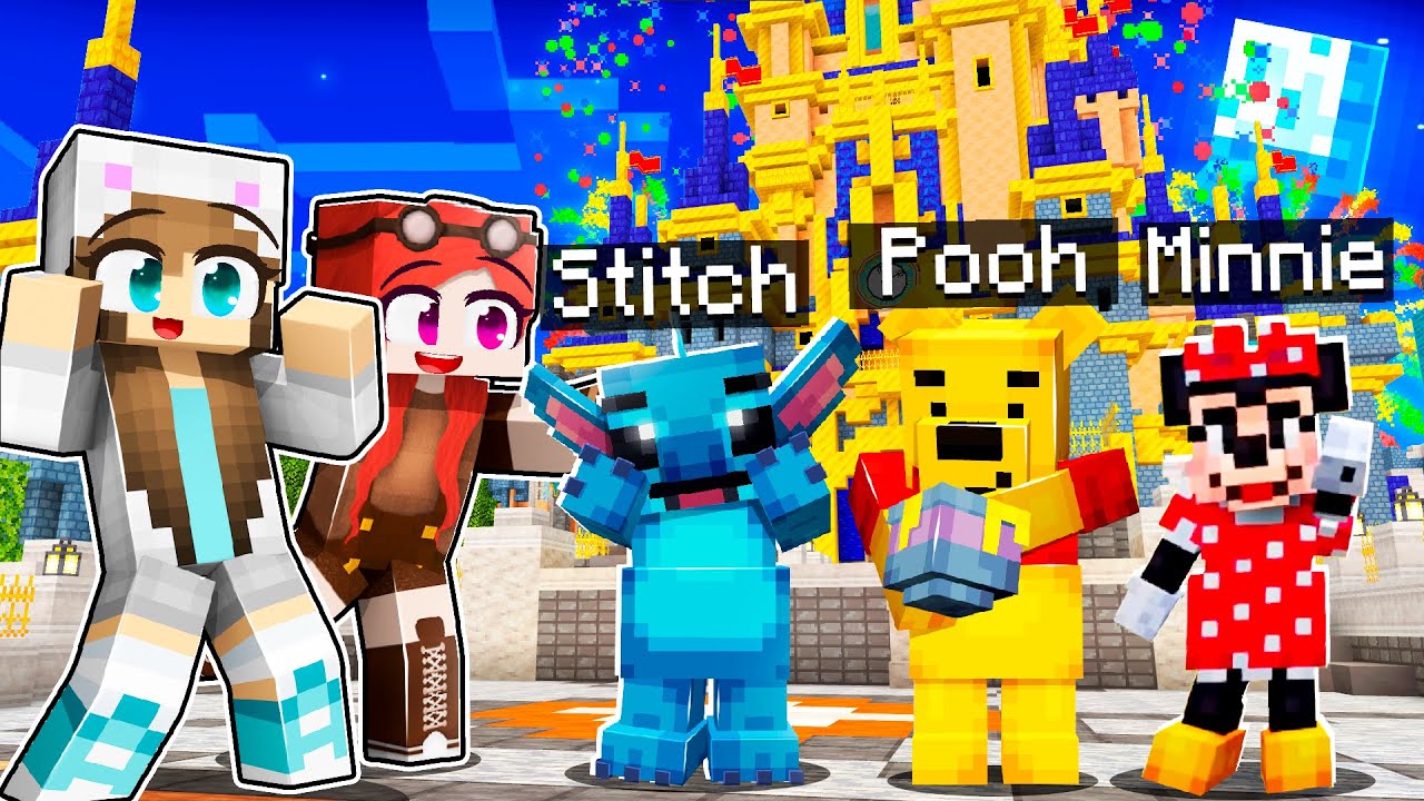 VADO A DISNEYLAND CON PHERE SU MINECRAFT!