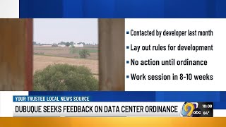 City of Dubuque to collect public feedback on proposed data center ordinance