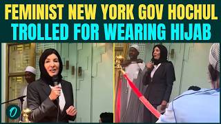 'Feminist In Hijab': NY Gov. Kathy Hochul Wears Hijab At Islamic Center, MAGA Erupts In Outrage