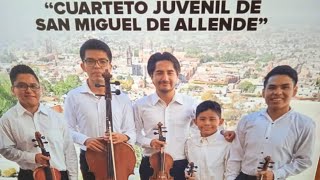 El &quot;Cuarteto Juvenil de San Miguel de Allende&quot; Aquí en Tuneritas al Aire.