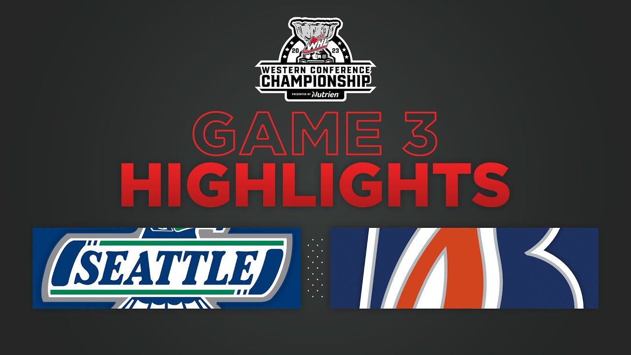 WHL Playoffs Highlights: Thunderbirds (1) at Blazers (4) - May 2, 2023