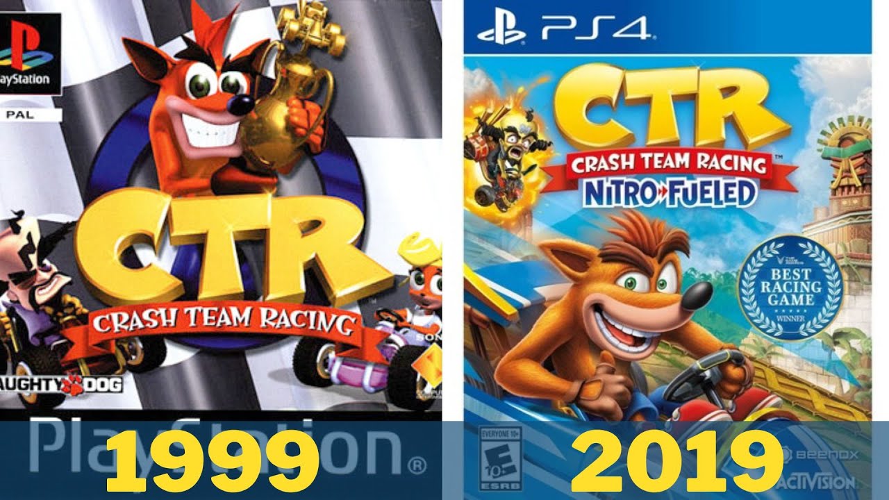 Evolution Of Crash Team Racing - CTR Gameplay (1999 - 2019) - YouTube
