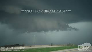 04-22-2019 Maquoketa, IA Supercell Structure; Timelapse; Wall Clouds