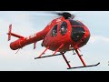 Колбасит красную птичку на взлете.../Вертолет MD-520N без рулевого винта с системой NOTAR Helicopter