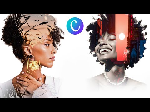 Double Exposure on Canva/  Canva Tutorial
