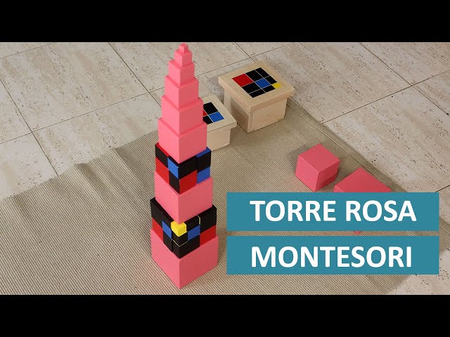 Torre rosa Montessori – La Fábrica de Juguetes UCO