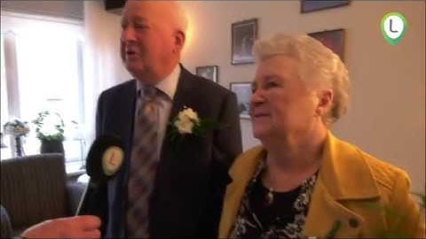 Echtpaar Plasman- De Jong 60 jaar getrouwd