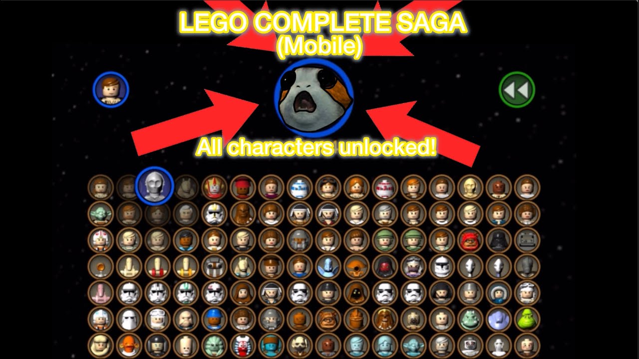 LEGO Complete Saga: All Characters Unlocked!