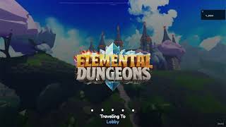 Roblox Elemental Dungeons Gameplay | Pure RPG Roblox Game!