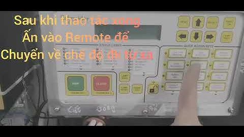 Thao tác chuyển L/R, Đóng/Cắt máy cắt Schneider - Tủ ADVC 3