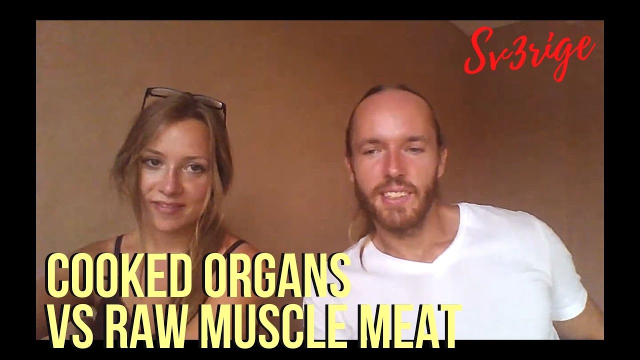 Cooked organs vs raw muscle meat | Primal Diet | Raw Meat | Carnivore || Sv3rige