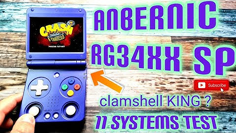 Anbernic RG34XXSP review I 11 systems test PSP