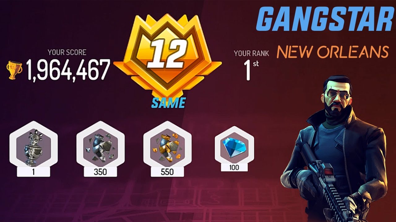 GANGSTAR NEW ORLEANS TOP GANGSTAR ( LEAGUE 12 ) & SPIRIT JAR OPENING