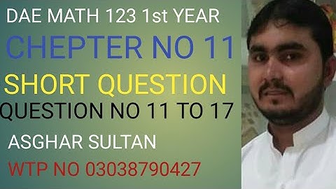 dae math 123 1st year  chapter no  11 short question no 11 to 17 logic table