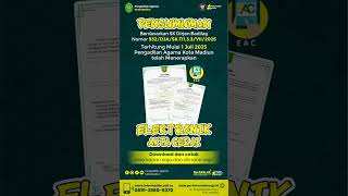 Akta Cerai bisa Elektronik #pakotama #badilag #eac