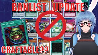 NEW BANLIST Yu-Gi-Oh MASTER DUEL - CRAFTING FORBIDDEN CARDS AND MORE