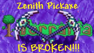 The Zenith Pickaxe is a Perfectly Balanced Terraria Mod with No Exploits