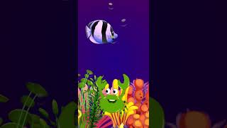 Magical The Underwater World 🐠 Baby Lullaby🪸 Calm Fishes for Sleep #shorts #lullabysongs #baby #03