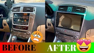 HOW TO COMPLETELY TRANSFORM YOUR DRIVING EXPERIENCE! Lexus IS250 & IS350 Head Unit Install Tutorial