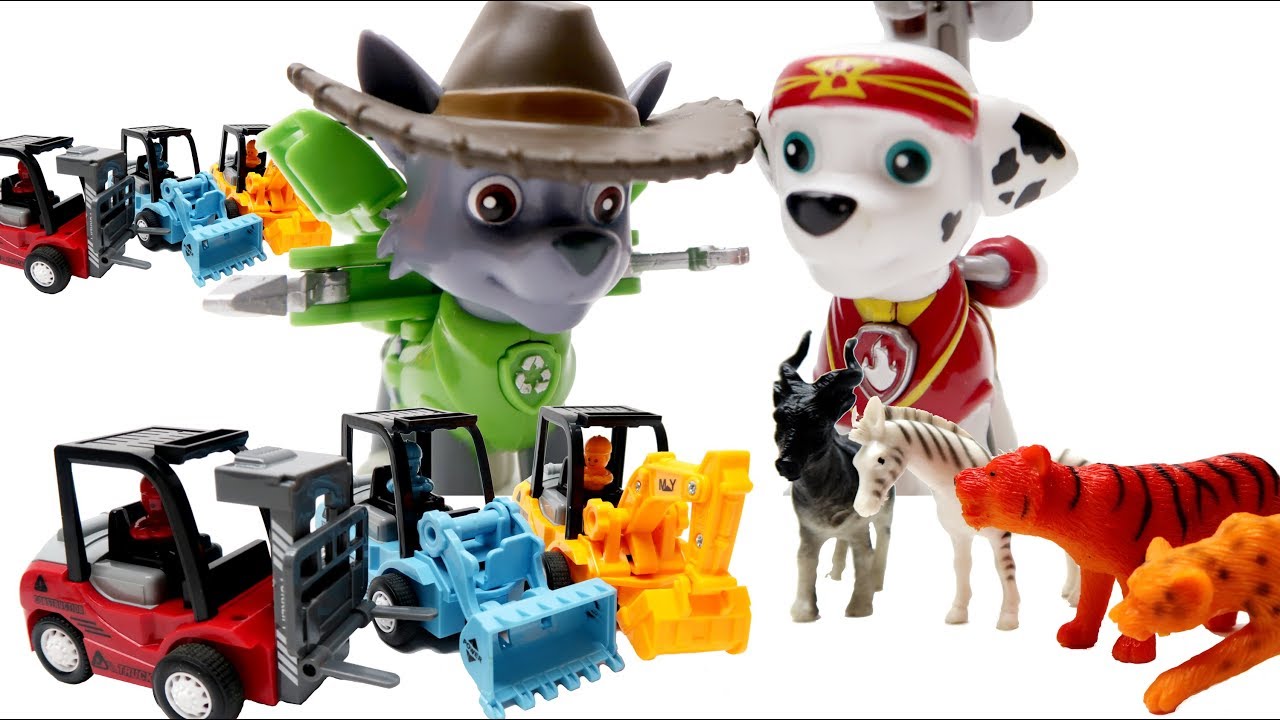 PAW PATROL rescue Animals! Colors Toys Episode 02 YouTube