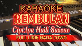 REMBULAN ING WENGI - KARAOKE KOPLO | NADA COWO psrS770