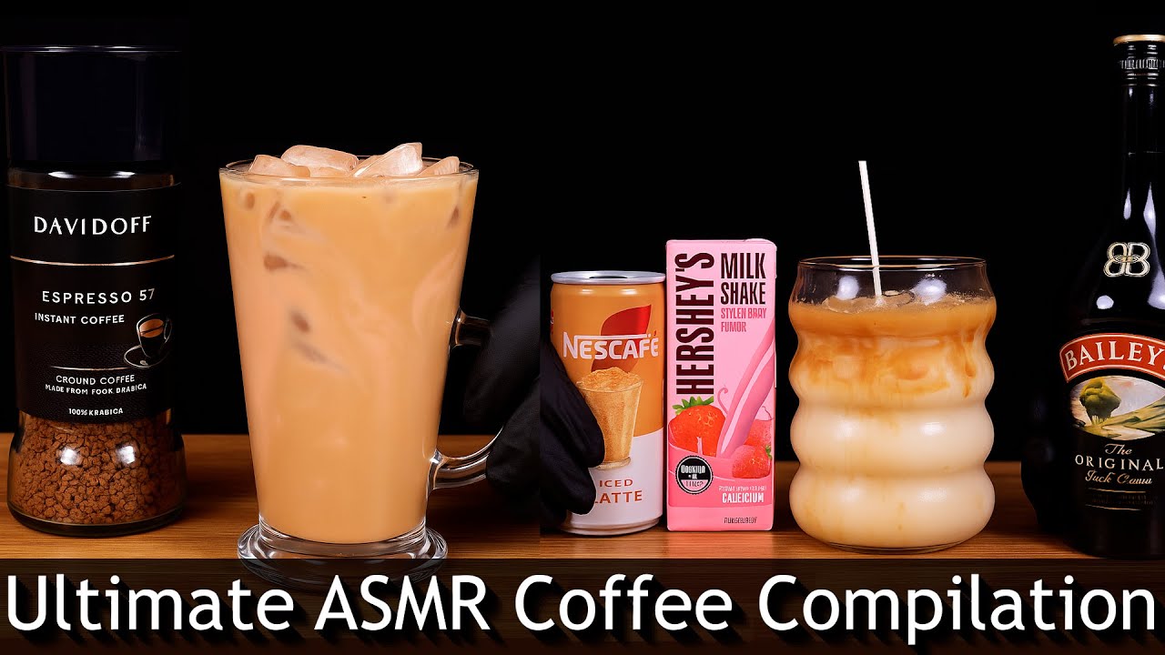 ☕ Ultimate ASMR Coffee Compilation | Satisfying Coffee Making Sounds | Relaxing Café Ambience