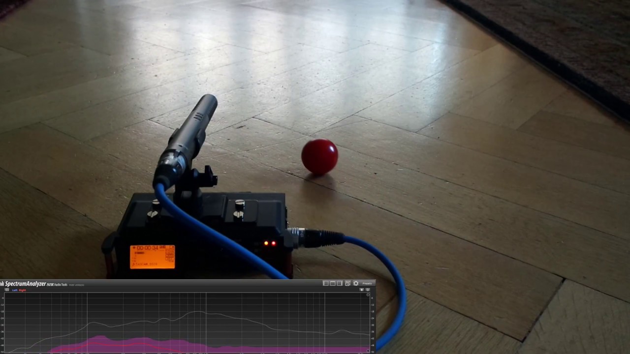 Field recording #28 rolling wood ball recording with tascam dr-70d & Rode NTG4+