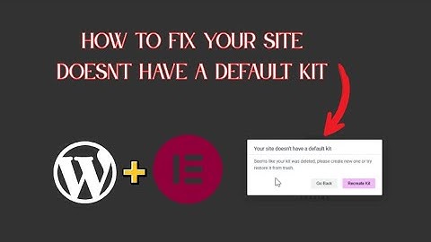 How to fix Your site doesn