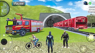 Black Hole Ninja Rope Hero Vegas Crime Simulator New Mission in City #62 - Android Gameplay