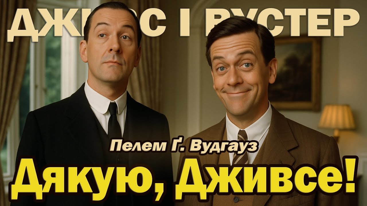 ПЕЛЕМ Ґ. ВУДГАУЗ - ДЯКУЮ, ДЖИВСЕ! | Дживс і Вустер | Читає Ярослав Макєєв #аудіокнигиукраїнською