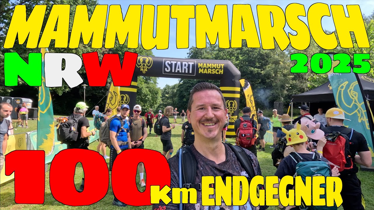 Mammutmarsch NRW 2025 100 km 4K