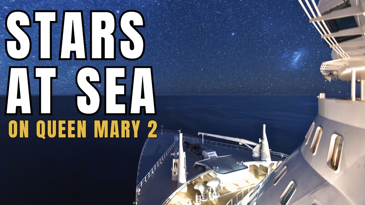 Night Photography at Sea | Shooting the Moon on QM2 During Artemis II