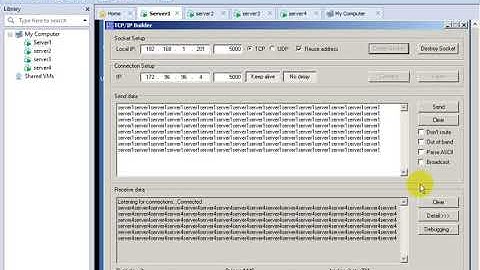 vmware config router and send udp tcp datagram