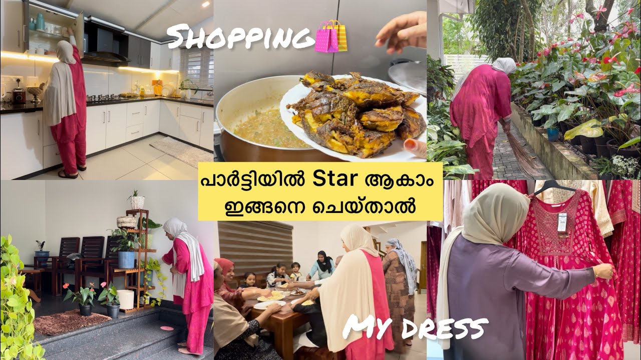 Full day in my life/#Muttapathiri/Shopping/Party Menu Ideas