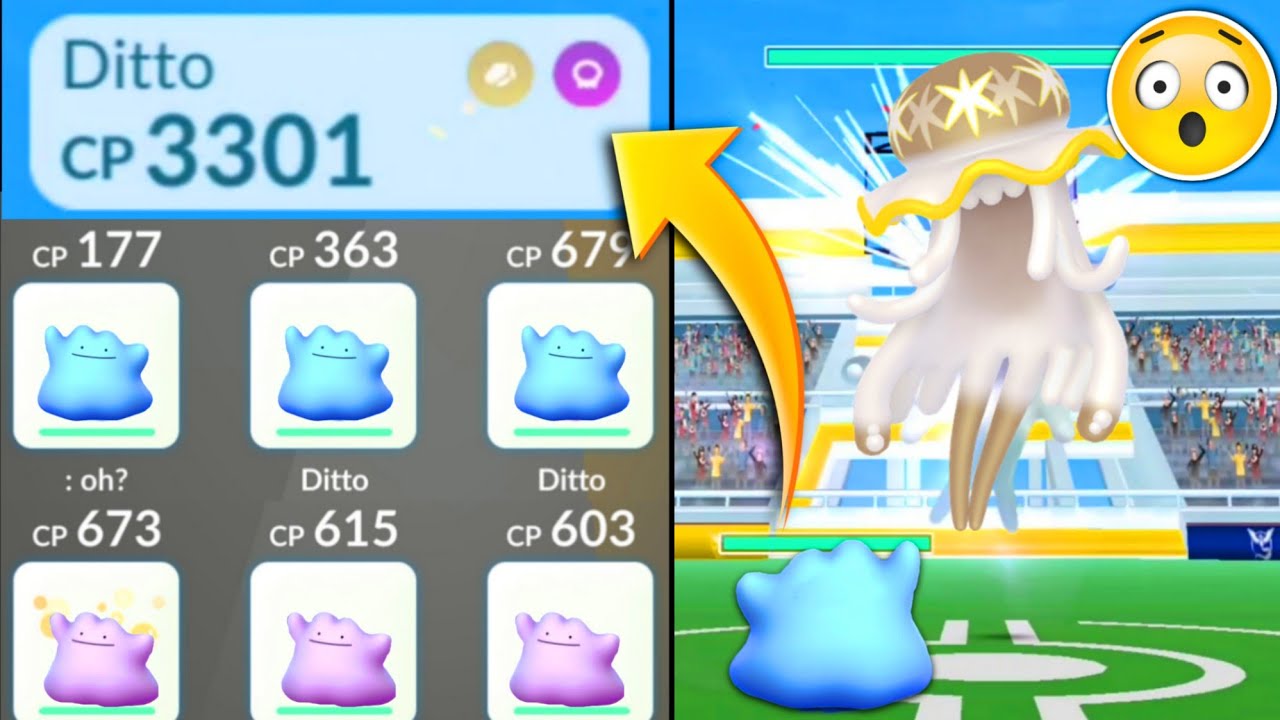 SHINY DITTO's v/s Ultra Beast Nihilego in pokemon go raids. 
