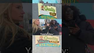 Quality “Learing” Center had a “printing error,” says spokeswoman