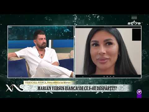 Marian Grozavu și fosta iubită, Bianca Dan la două luni de la despărțire în platoul de la XNS!