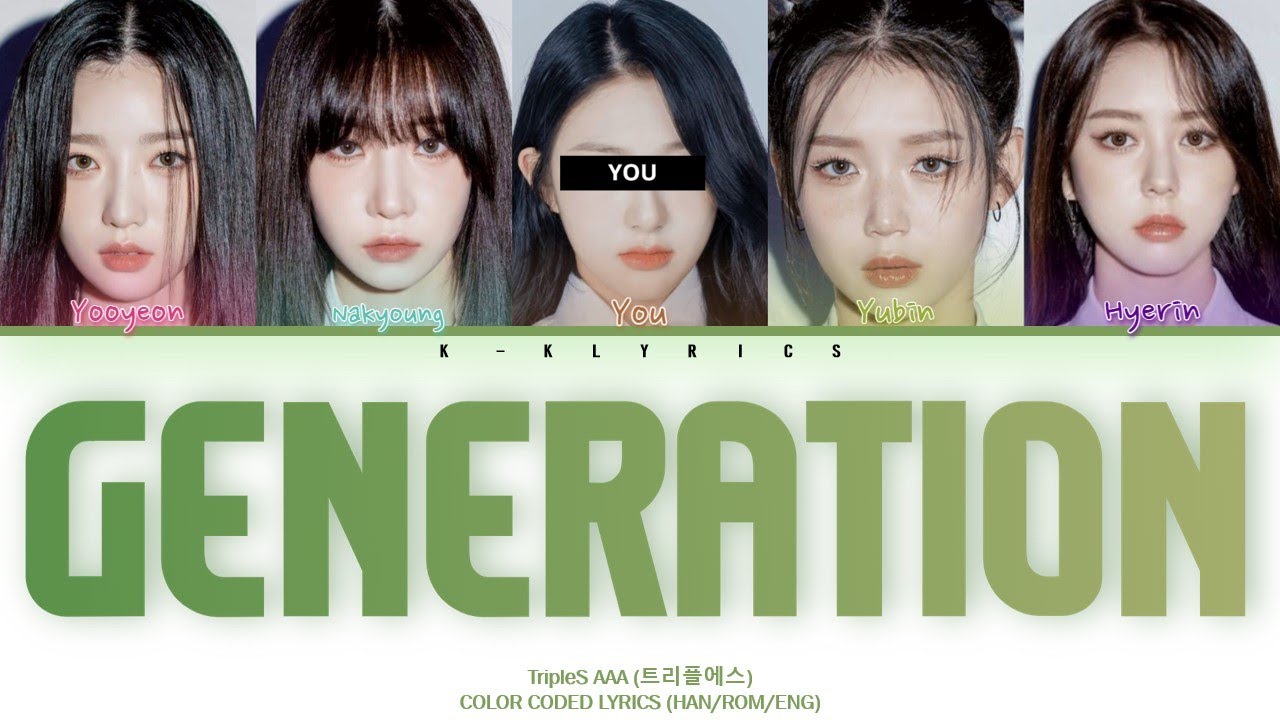 TripleS AAA  (트리플에스) 'GENERATION' - You As Member |6 Members| [Karaoke]